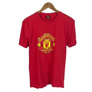 TS391 Mens Manchester United FC Club Soccer Official Merchandise T Shirt S